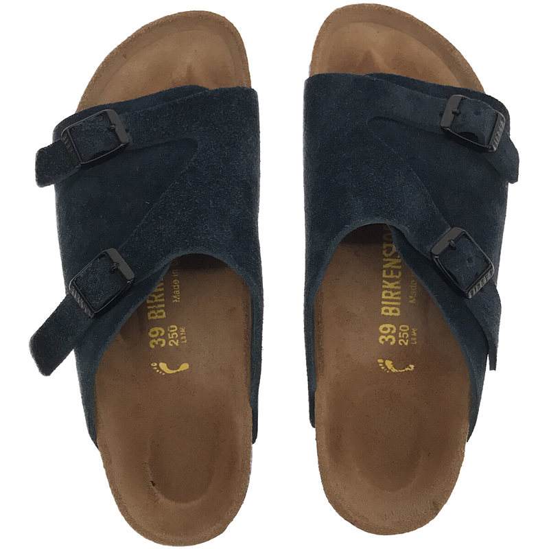 BIRKENSTOCK / ビルケンシュトック ZURICH チューリッヒ デニムブルー スエード レザー サンダル 箱有