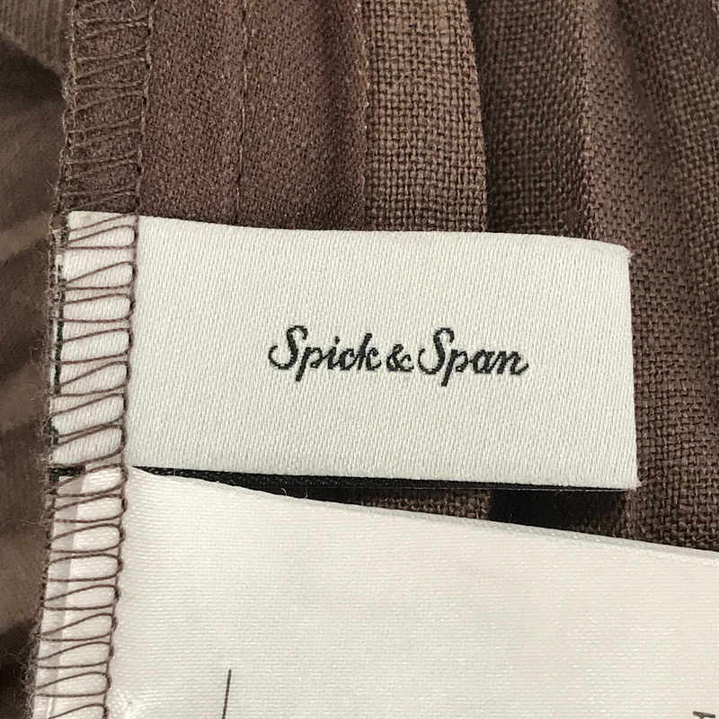 Spick and Span / スピックアンドスパン フレンチリネンプリーツスカート