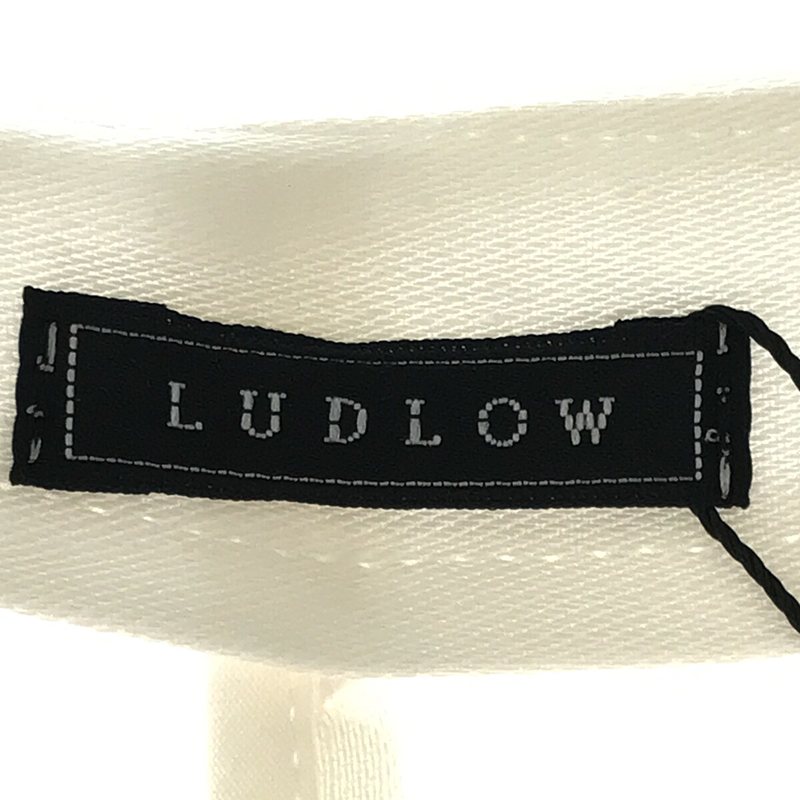 LUDLOW / ラドロー CLALINET fabric ボウタイ シャツ ワンピース