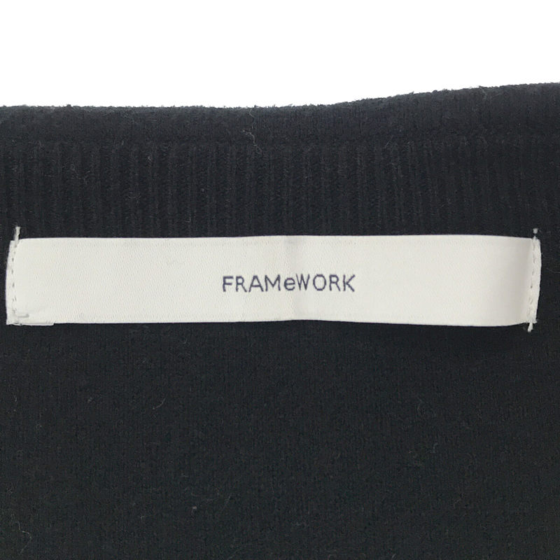 Framework / フレームワーク コットンカシミヤボーダープルオーバー