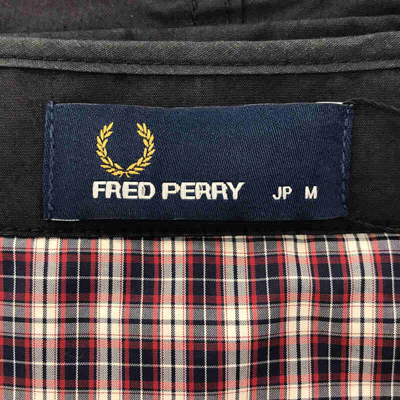 FRED PERRY / フレッドペリー ショートモッズパーカー  チェックライナー付き ジャケット