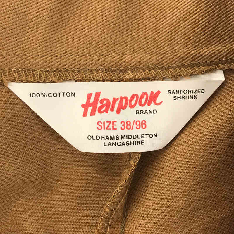 VINTAGE / ヴィンテージ古着 推定1970s DEAD STOCK デッドストック Harpoor コットン ツイル バックスリット チェスター ショップコート