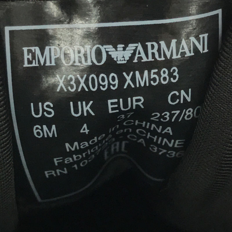 EMPORIO ARMANI / エンポリオアルマーニ レザー ローカット ボリューム スニーカー