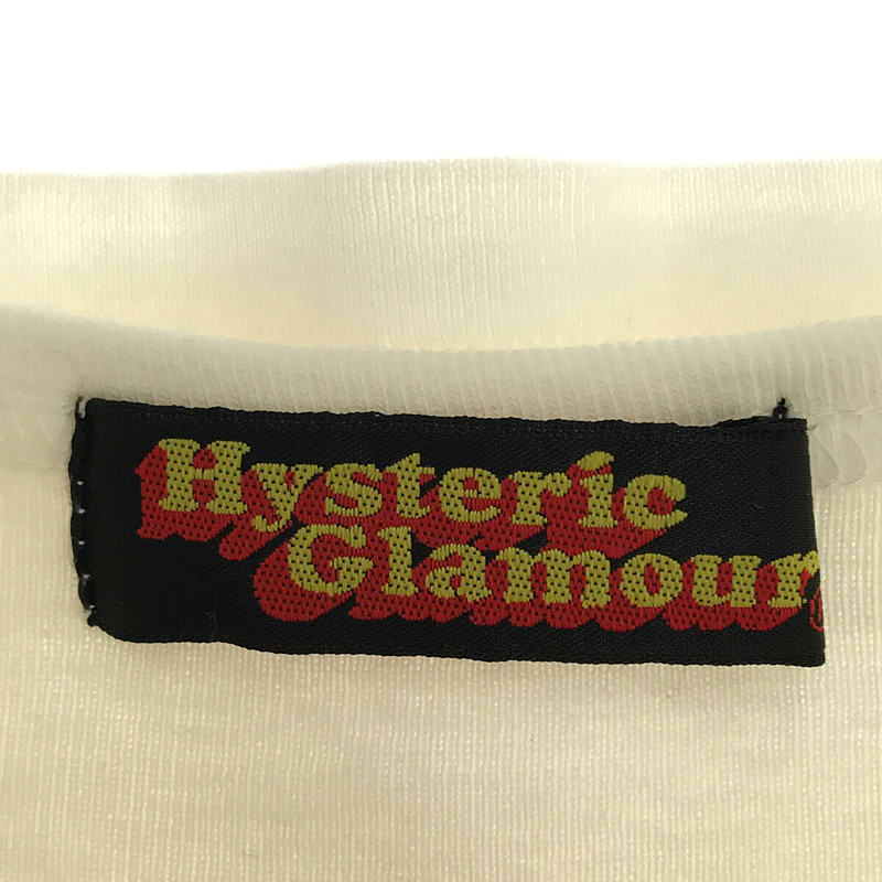 HYSTERIC GLAMOUR / ヒステリックグラマー ガール プリント コットン クルーネック カットソー