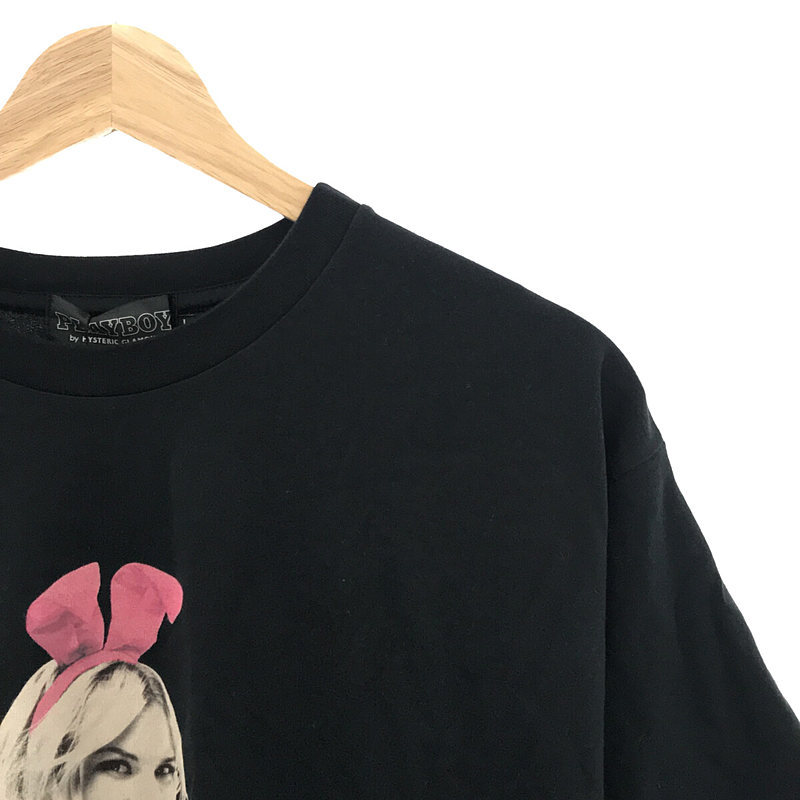 HYSTERIC GLAMOUR / ヒステリックグラマー タグ付き × PLAYBOY プレイボーイ PLAYMATE ASHLEY プリント Tシャツ 02223CT10