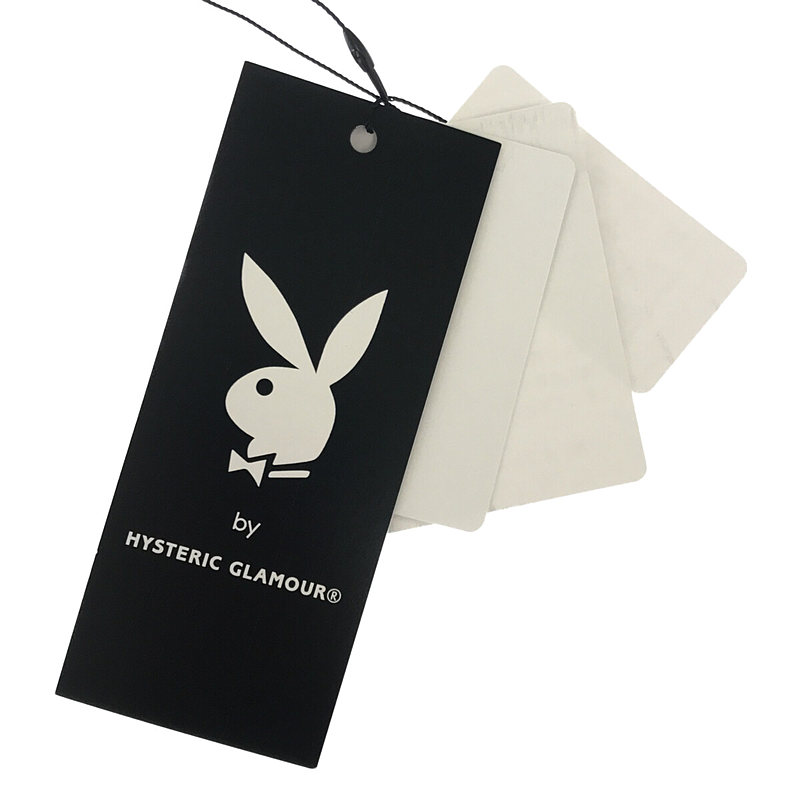 HYSTERIC GLAMOUR / ヒステリックグラマー タグ付き × PLAYBOY プレイボーイ PLAYMATE ASHLEY プリント Tシャツ 02223CT10