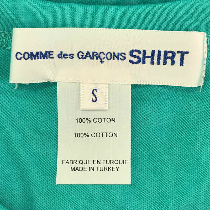 COMME des GARCONS SHIRT / コムデギャルソンシャツ ワンポイントワッペン コットン クルーネック カットソー ロンT