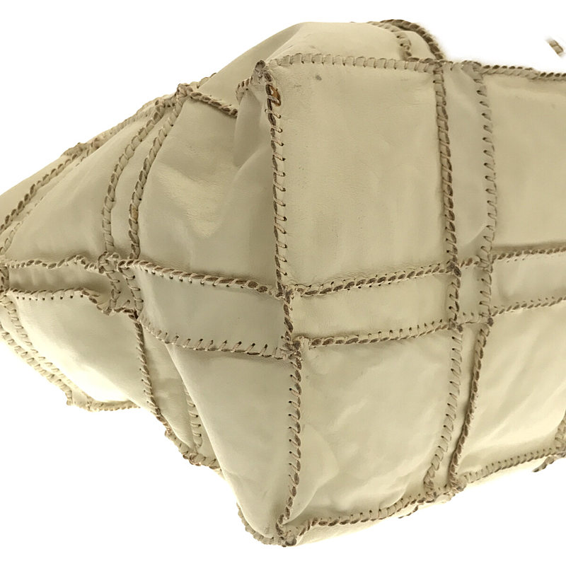 JAMIN PUECH / ジャマンピエッシュ パッチワーク ビーズ装飾 トート バッグ
