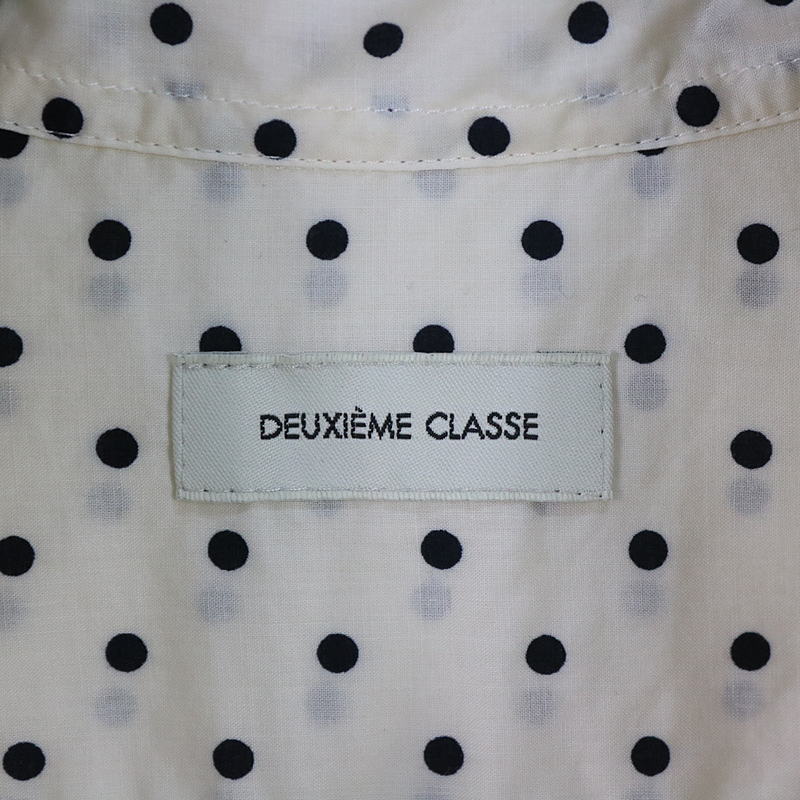 Deuxieme Classe / ドゥーズィエムクラス コットンドットシャツブラウス