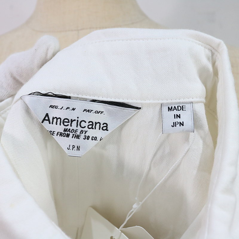 白シャツ★新品★Americana アメリカーナ★オーバーサイズシャツ
