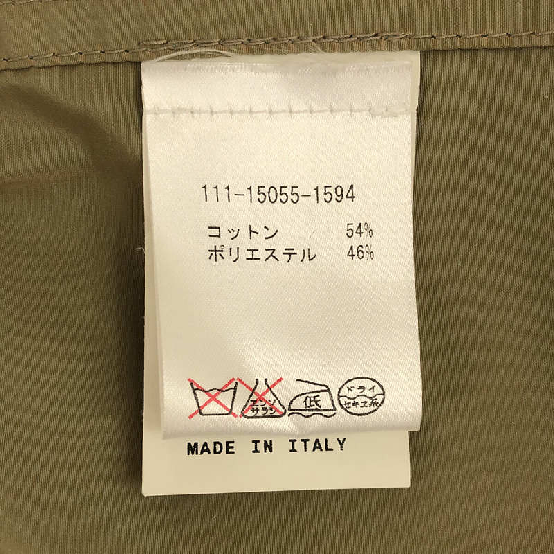 その他 イタリア製 コットンポリエステル ラグランスリーブ ミリタリー ジャケット