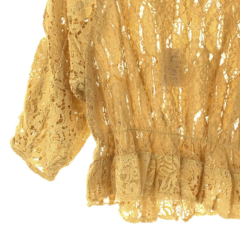 その他 リメイク レース ウエスト ギャザー チュニック ブラウス