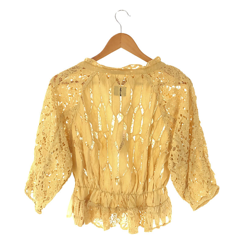 その他 リメイク レース ウエスト ギャザー チュニック ブラウス