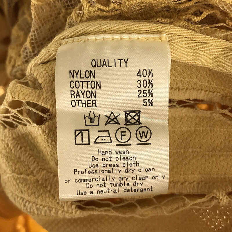 その他 リメイク レース ウエスト ギャザー チュニック ブラウス