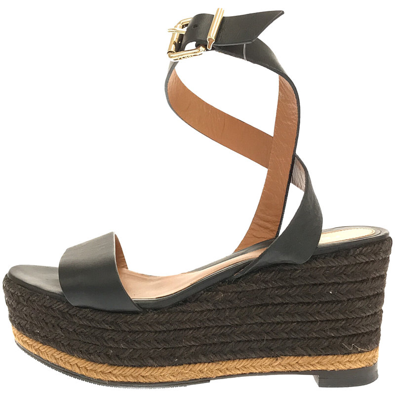 その他 レザー ベルト ウェッジソール エスパドリーユ サンダル