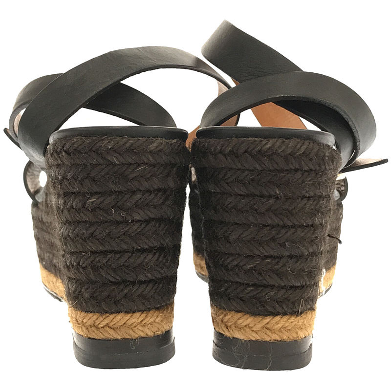 その他 レザー ベルト ウェッジソール エスパドリーユ サンダル