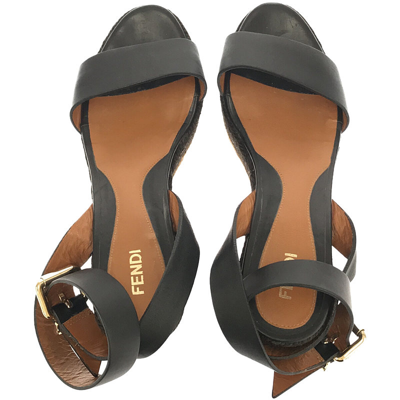 その他 レザー ベルト ウェッジソール エスパドリーユ サンダル