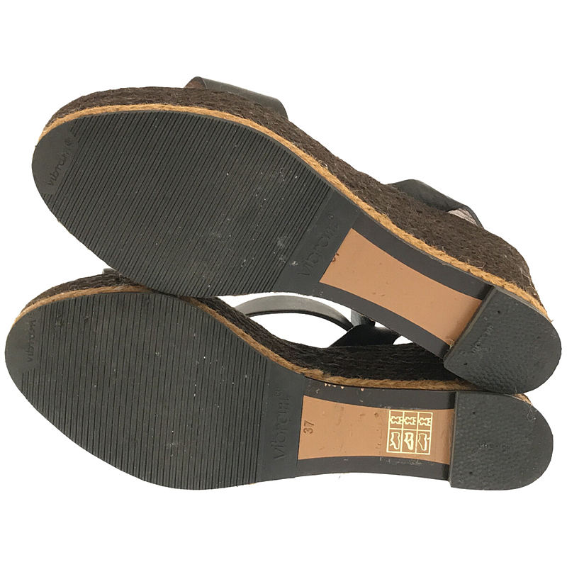 その他 レザー ベルト ウェッジソール エスパドリーユ サンダル