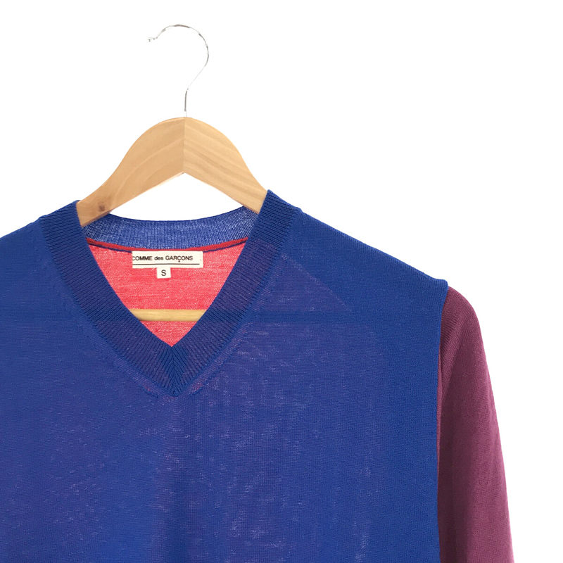 その他 クレイジーパターン マルチカラー ニット セーター