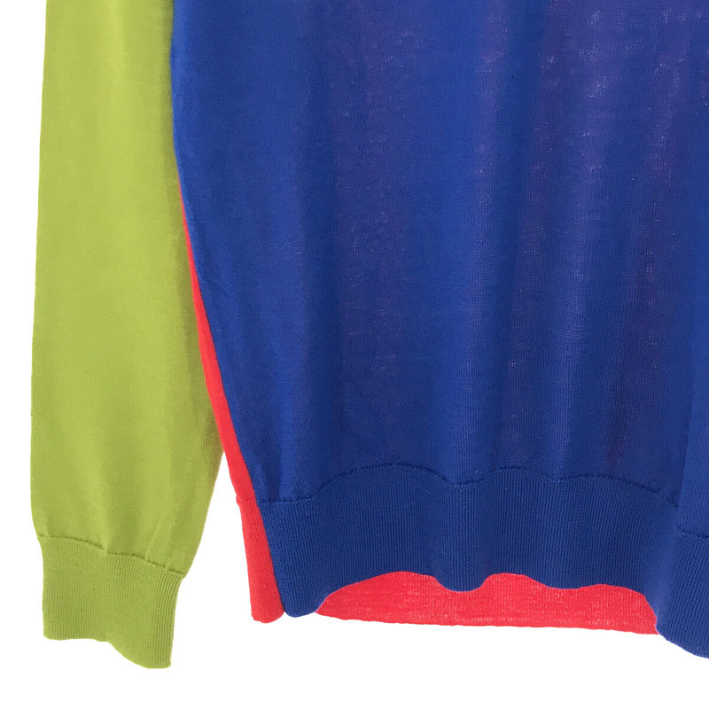 その他 クレイジーパターン マルチカラー ニット セーター