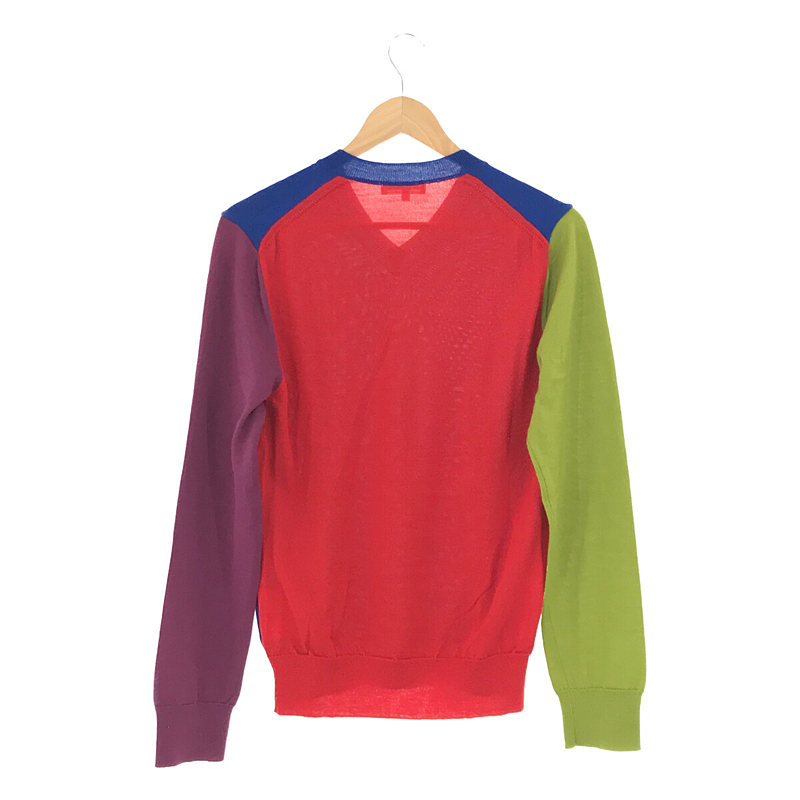 その他 クレイジーパターン マルチカラー ニット セーター