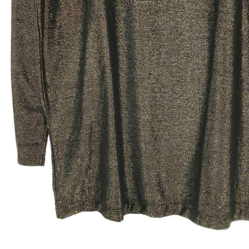 その他 クルーネック ラメニット カットソー