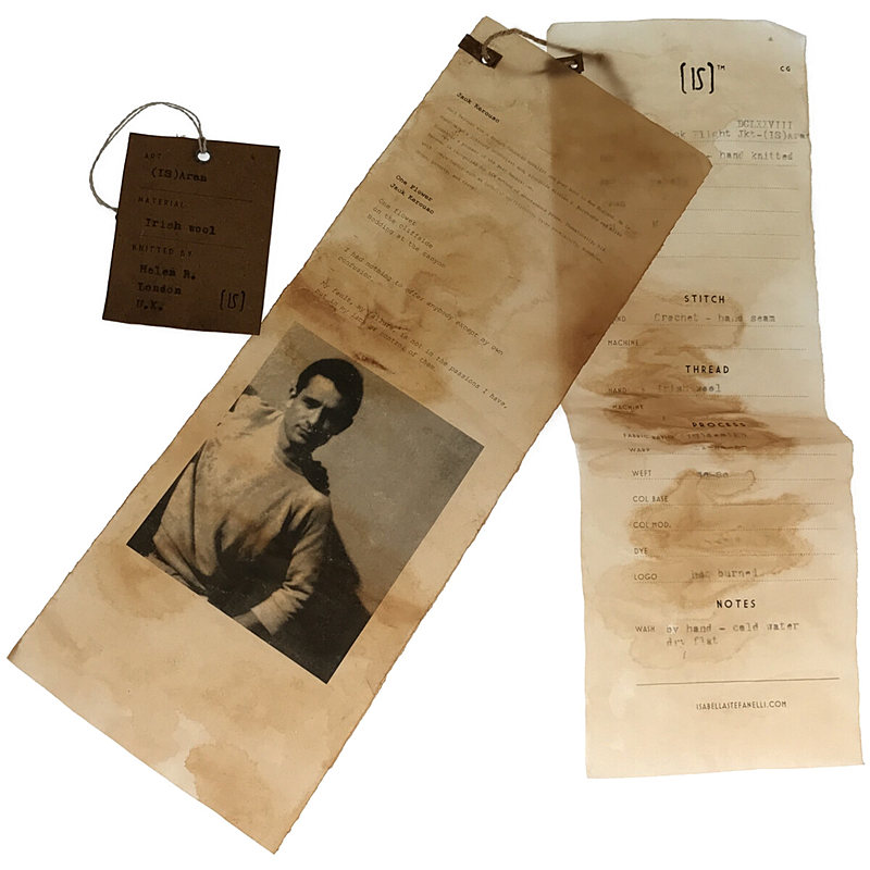 ISABELLA STEFANELLI / イザベラステファネリ Jack Flight アランカーディガン