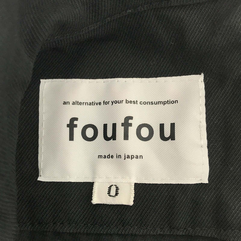 foufou / フーフー 【THE DRESS #21】de medical high neck dress ドイツ メディカル ハイネック ドレス ロング ワンピース