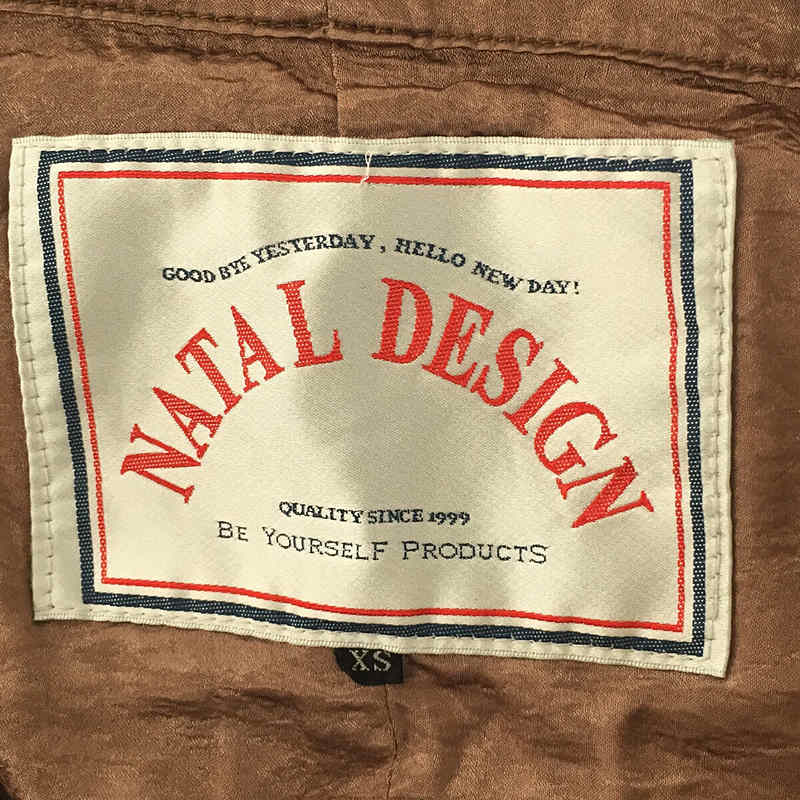 NATAL DESIGN / ネイタルデザイン レザーサスペンダー付き タック入り ワーク パンツ