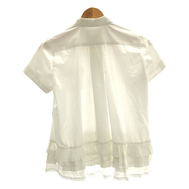 sacai / サカイ Embroidered Hem Shirt  ティアードブラウス シャツ