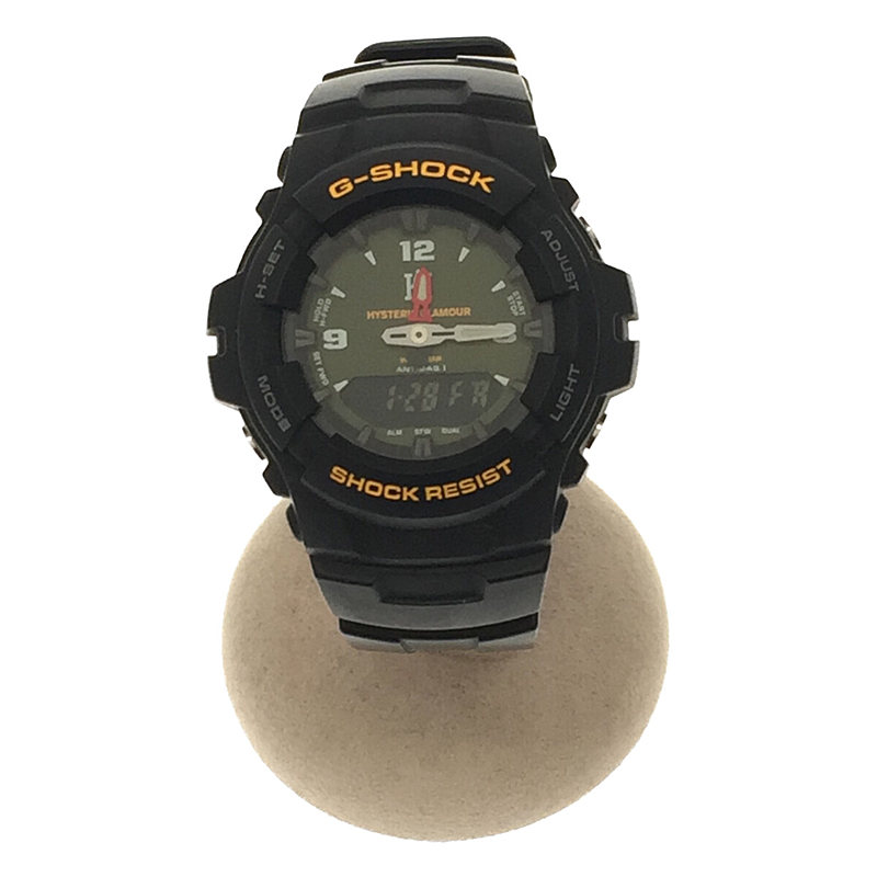 × G-SHOCK 0253QG03 G-100 アナログ&デジタル ウォッチ コラボレーション 腕時計 箱有HYSTERIC GLAMOUR /  ヒステリックグラマー