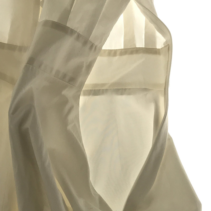THE DRESS grand fond blanc #01 グランフォンブラン スタンドカラー フレアワンピースfoufou / フーフー