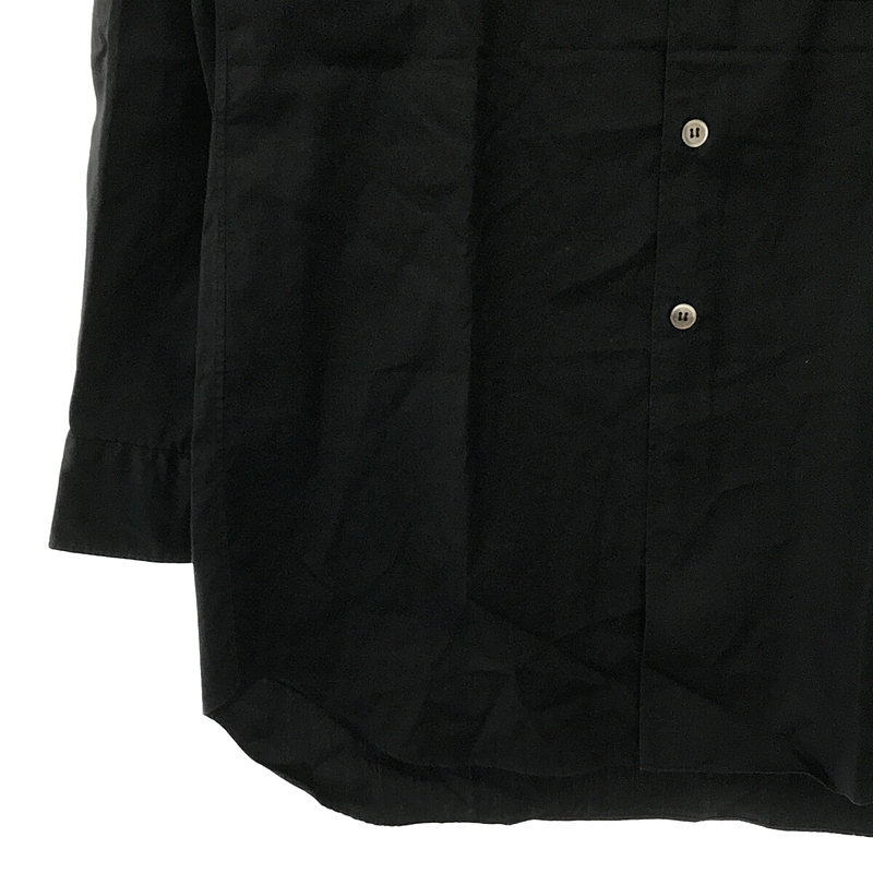 COMME des GARCONS HOMME PLUS / コムデギャルソンオムプリュス 青年期の木 コットン カットオフ ノーカラー 長袖シャツ