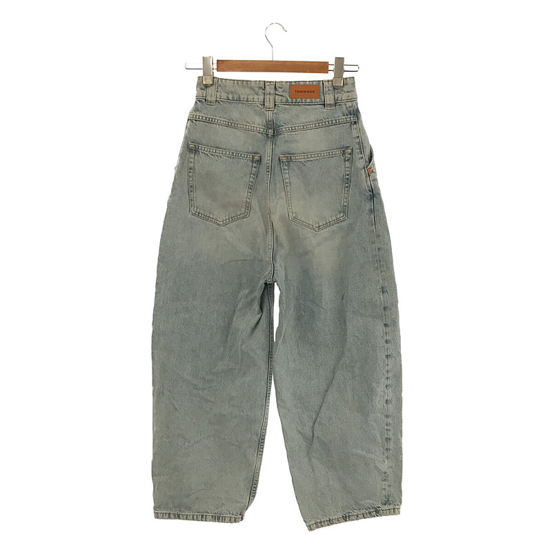 TOM WOOD / トムウッド W VANESSA PANT - BEACH WORN ブリーチ加工 ワイドデニムパンツ