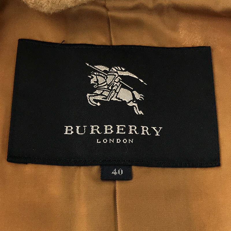 BURBERRY LONDON / バーバリーロンドン ノバチェック ウールツイード ベルテッドコート