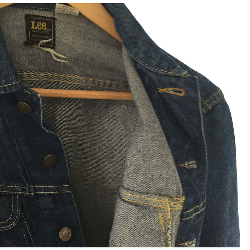 その他 101-J VINTAGE DENIM JACKET USA製 黒タグ ユニオンチケット デニムジャケット