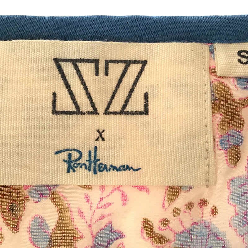 SZ Blockprints / エスゼット ブロックプリント × Ron herman ロンハーマン / SILK JODHPUR DRESS コットンシルク ドレス ワンピース