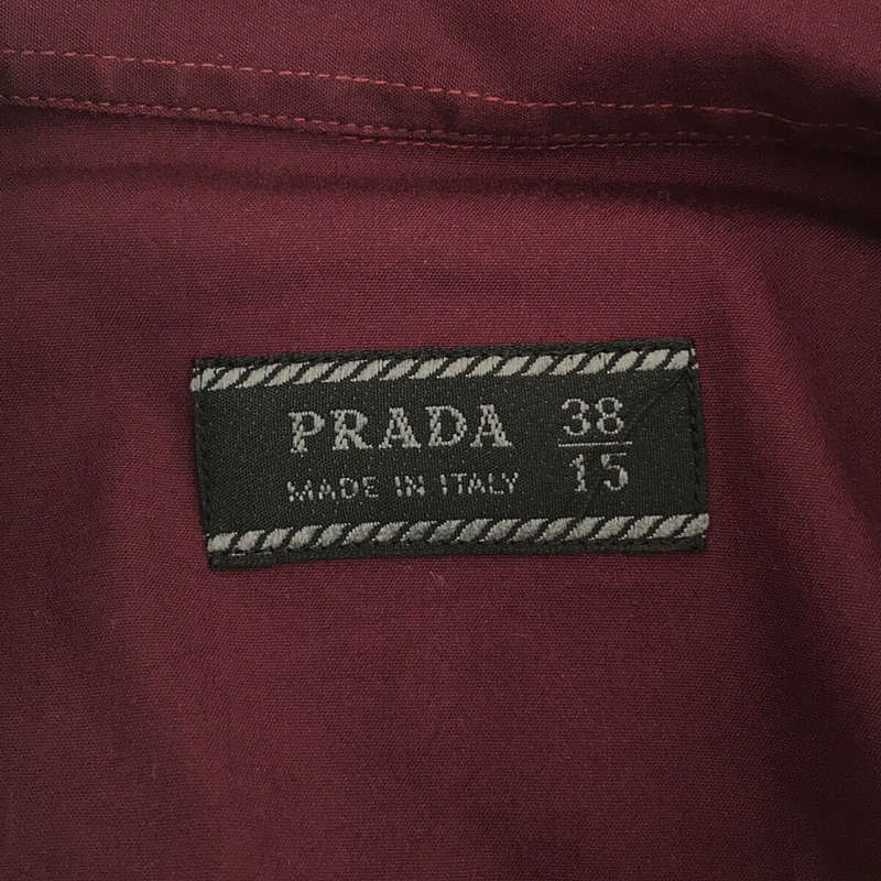 コットンナイロン ストレッチ ドレスシャツPRADA / プラダ