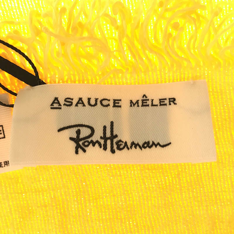 ASAUCE MELER / アソース メレ × Ron Herman ロンハーマン / リネン大判ストール