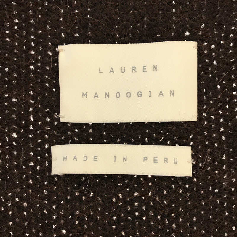LAUREN MANOOGIAN / ローレン マヌーギアン Deuxieme Classe 取扱 FOOD KNIT COAT フードニットコート
