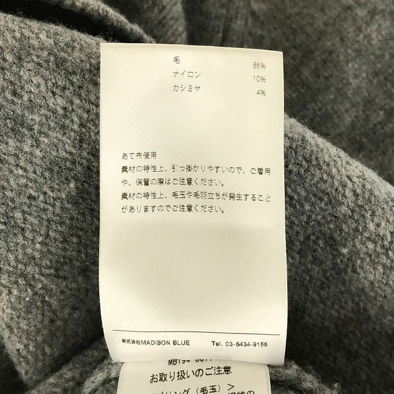 MADISON BLUE / マディソンブルー カシミヤ混紡 クルーネックニット セーター
