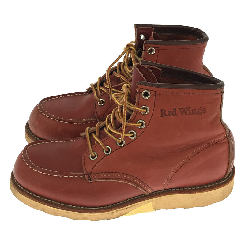 RED WING / レッドウイング 刺繍羽タグ モックトゥ アイリッシュセッター レースアップブーツ