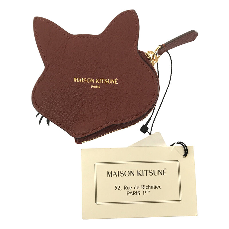 LEATHER FOX HEAD COIN PURSE フォックスヘッド レザーコインケース