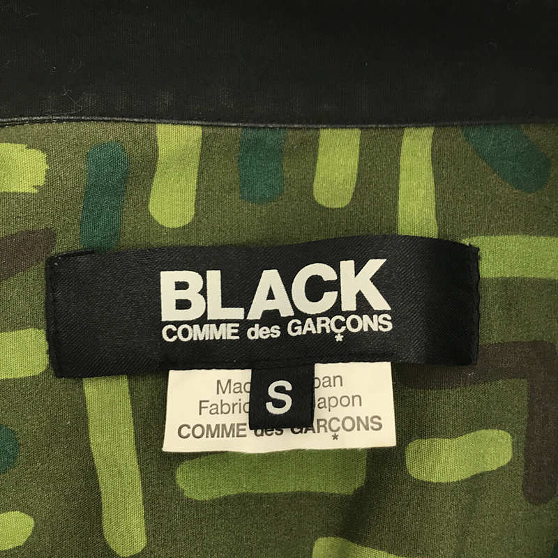 BLACK COMME des GARCONS / ブラックコムデギャルソン コットン 背中ヨーク 切り替え 長袖シャツ