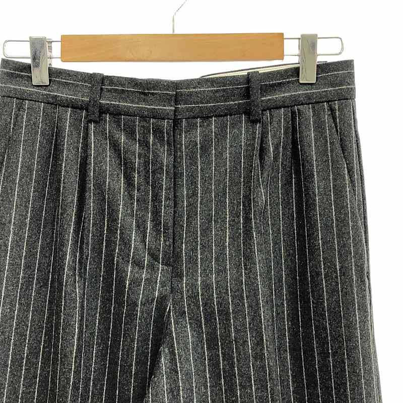 DES PRES / デプレ ポプリンメルトン タック ワイドパンツ