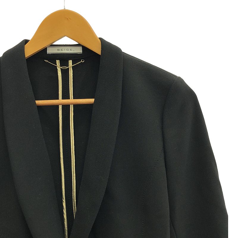 BEIGE， / ベイジ ウール タキシードジャケット