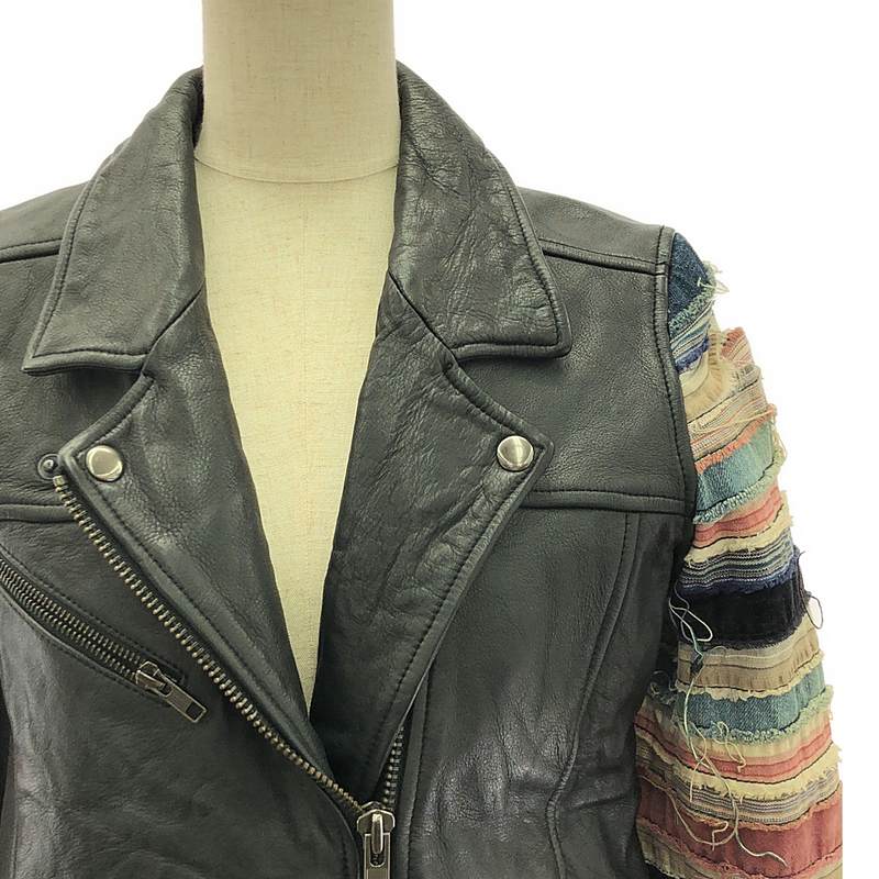 Acne / アクネ × Ray BEAMS SLICE LEATHER JACKET レザー ジャケット