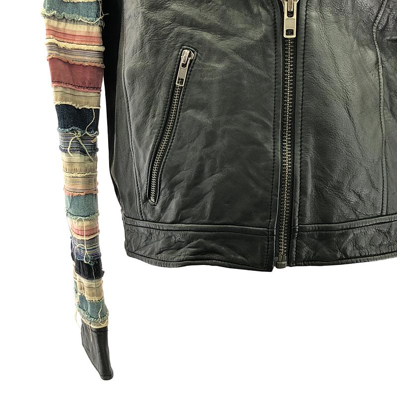 Acne / アクネ × Ray BEAMS SLICE LEATHER JACKET レザー ジャケット