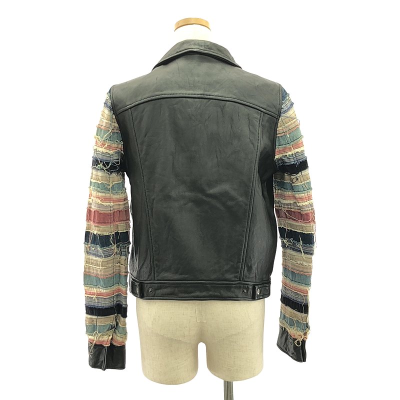 Acne / アクネ × Ray BEAMS SLICE LEATHER JACKET レザー ジャケット