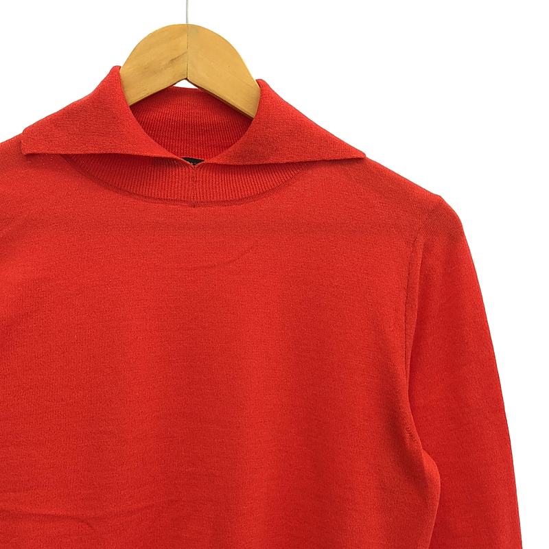 R & D.M.Co- / オールドマンズテーラー 襟付 ウールコットン ニット